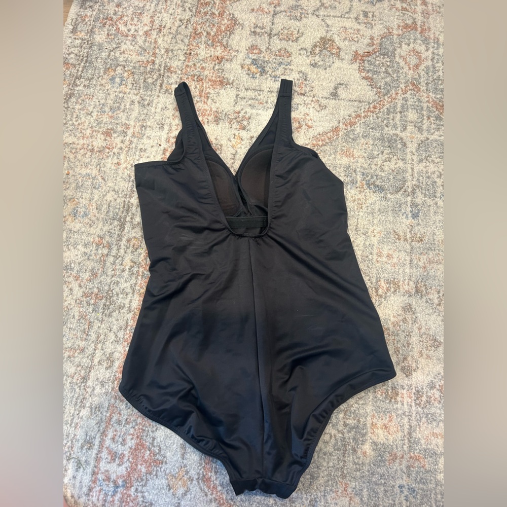 Miraclesuit Must Haves Oceanus One Piece Swimsuit Black Sz 14** Slimming Shaping - Picture 4 of 9